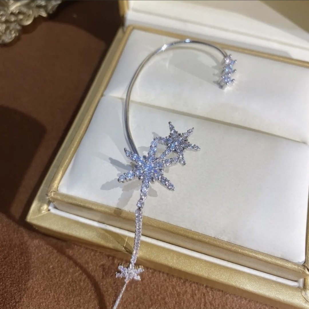 Twinkle snowflake kutas auskarai
