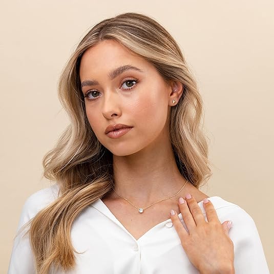 Auksinė krištolo grandinėlė „Aurora“