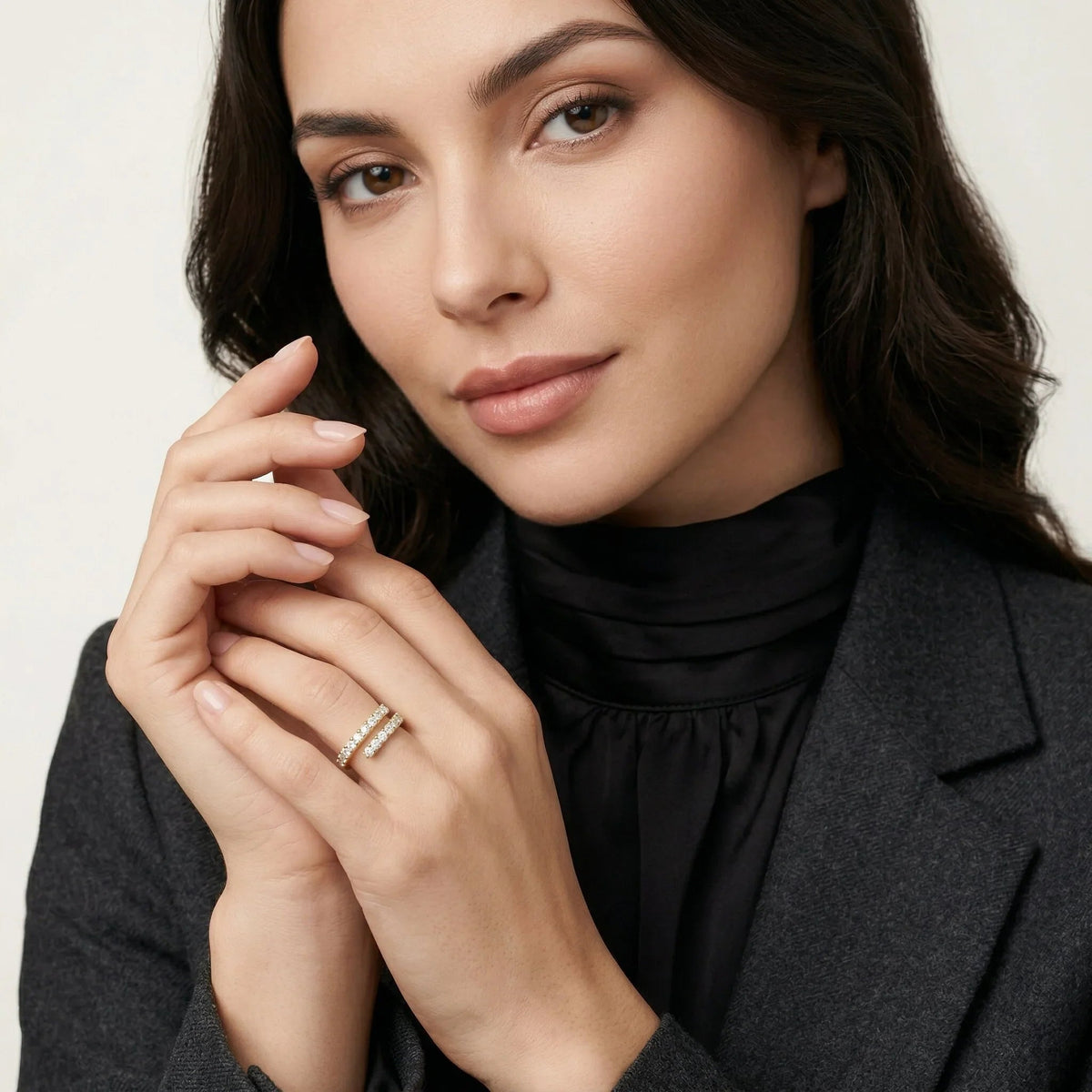 Celestine deimantinis žiedas