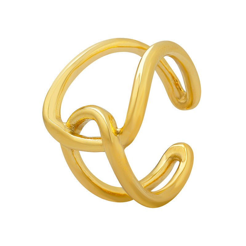 Alina auksinis knot žiedas