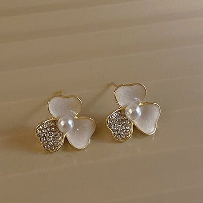 Zania petal perlas auskarai
