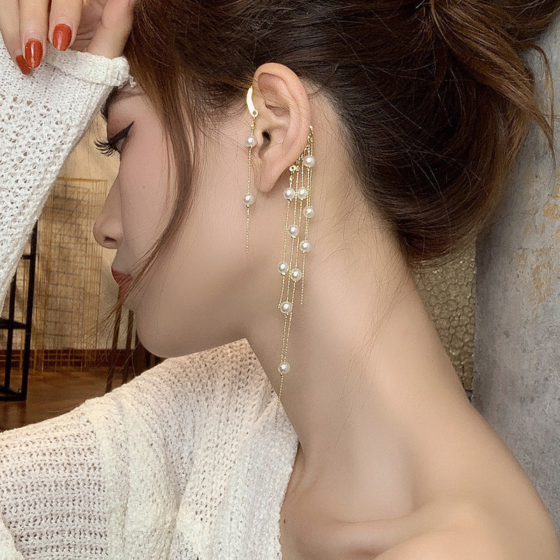 Raine dangling perlas auskarai