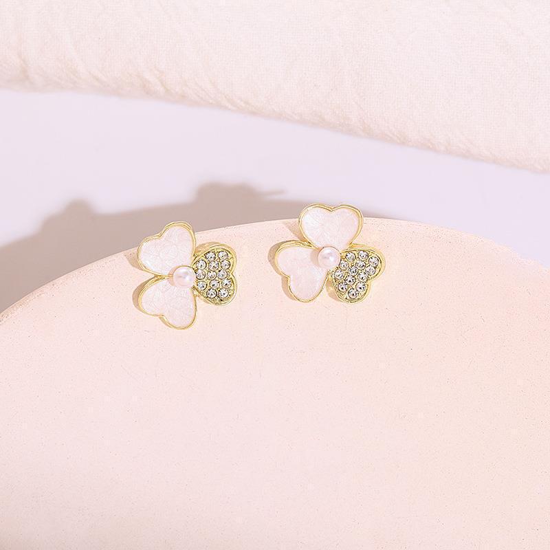 Zania petal perlas auskarai