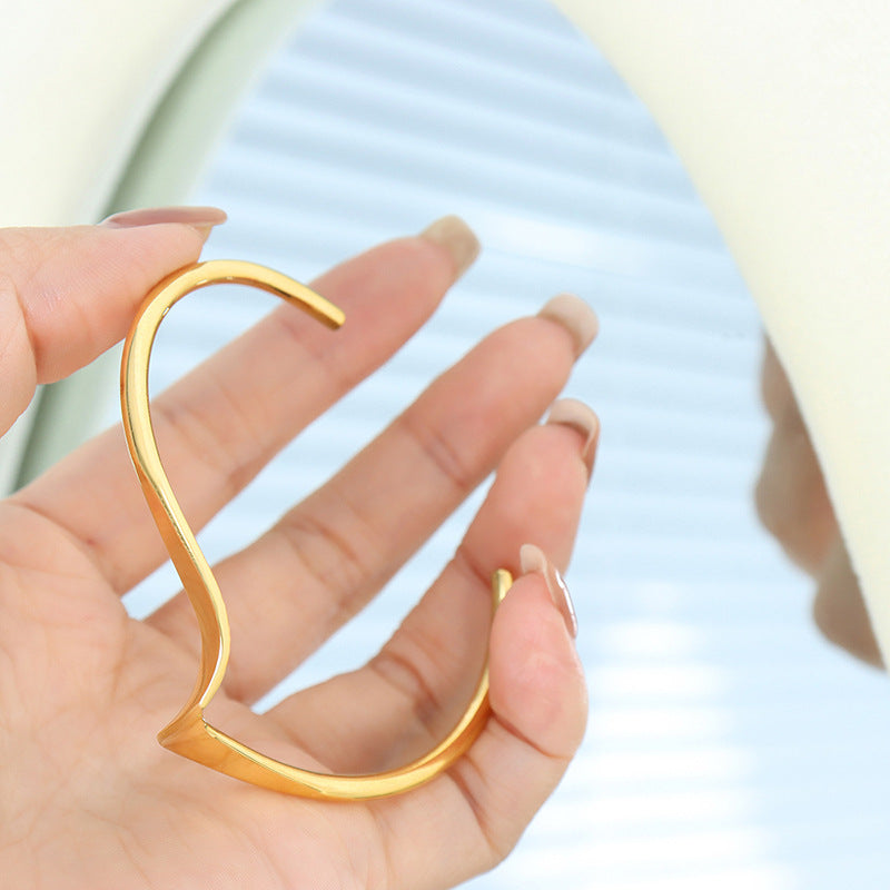 Iris auksinis bangle