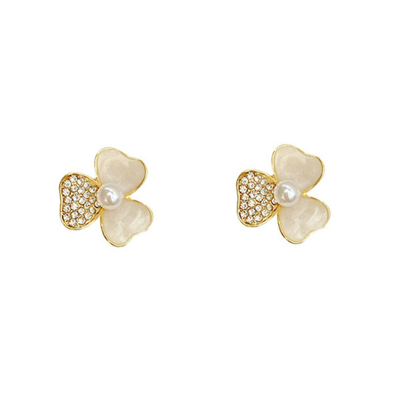 Zania petal perlas auskarai