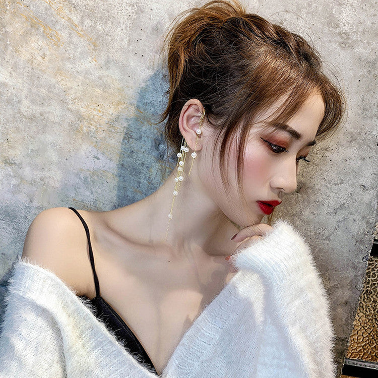 Raine dangling perlas auskarai