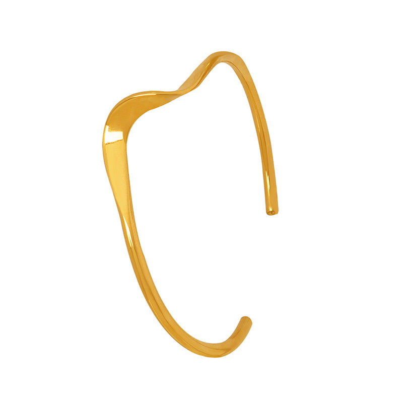 Iris auksinis bangle