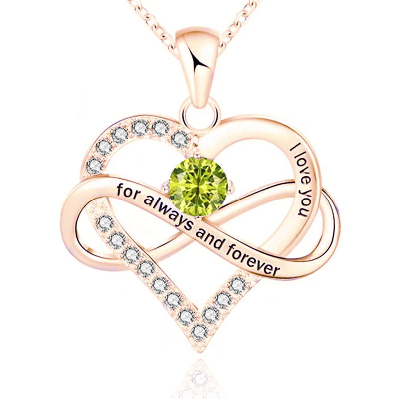 Always ir forever birthstone grandinėlė