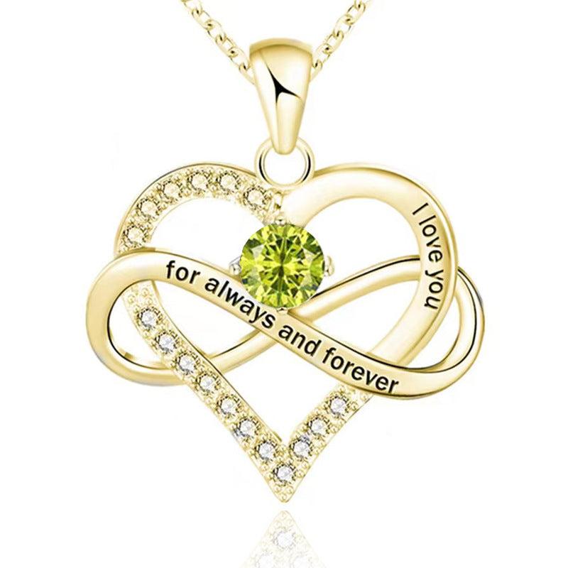 Always ir forever birthstone grandinėlė