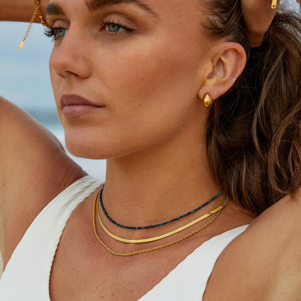 Auksinė sluoksniuota grandinėlė „Alexandra“