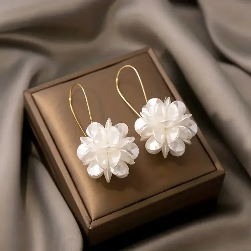 Pure blossom auskarai | Auksinis